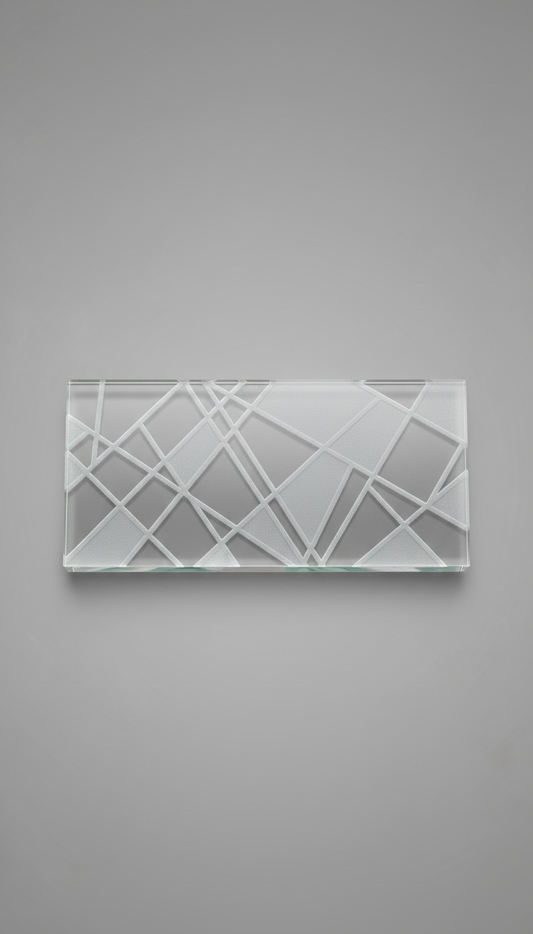 Acrylic desk nameplate with sharp laser detail