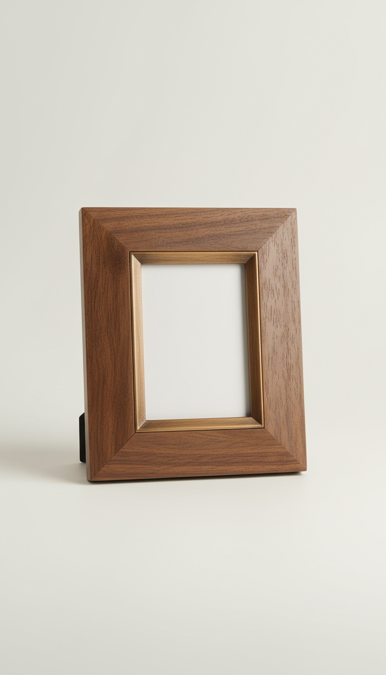 Personalized Walnut Wood Photo Frame