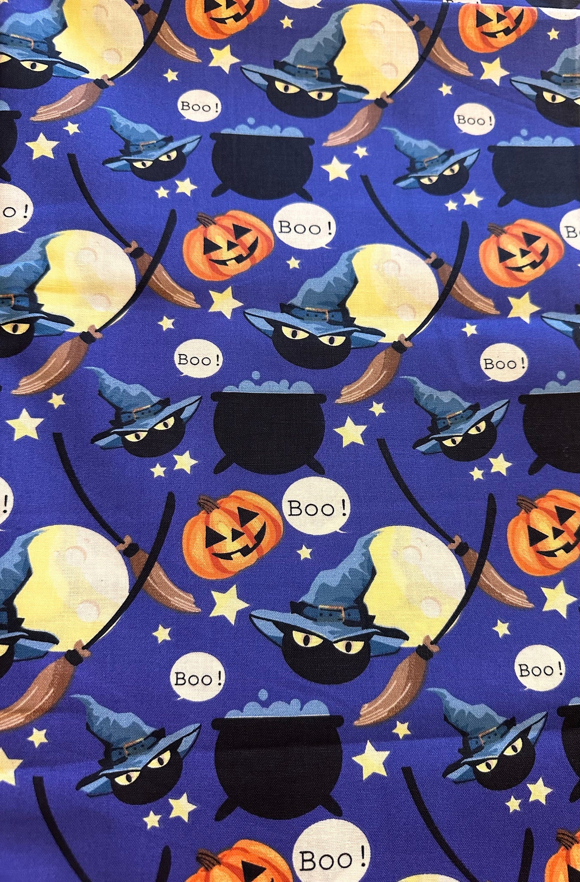 Halloween Dog Bandana – Spooky Cotton Tie-On Pet Scarf