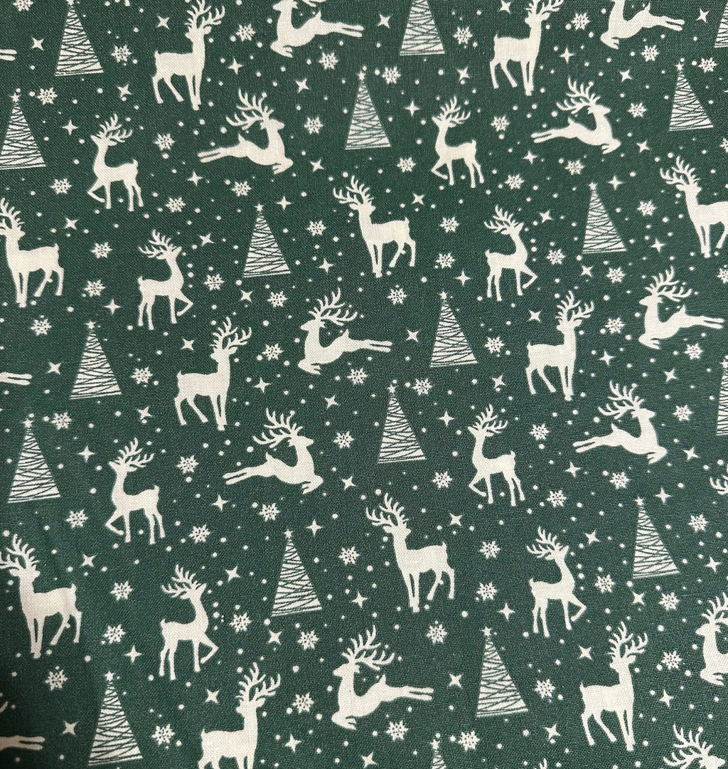 Reindeer Christmas Dog Bandana: Handmade Holiday Pet Scarf