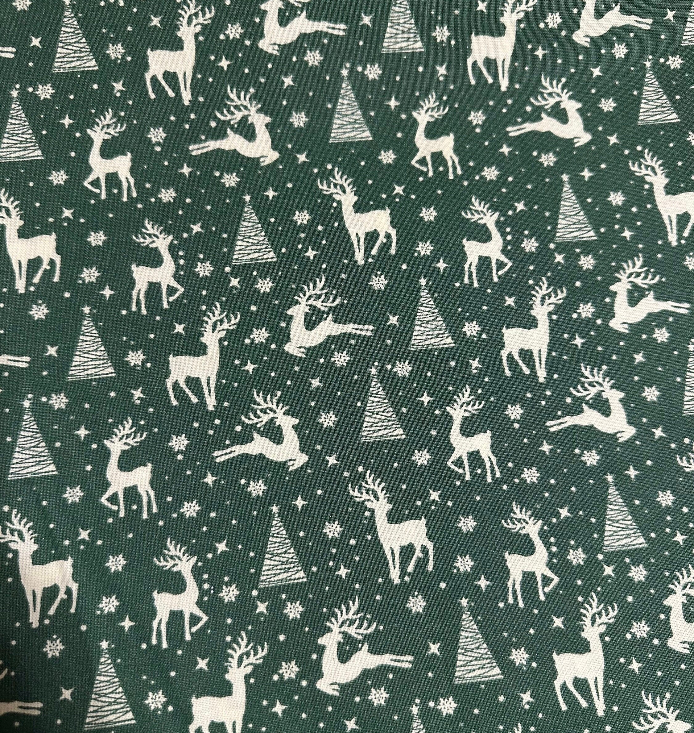 Reindeer Christmas Dog Bandana: Handmade Holiday Pet Scarf