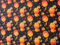 Autumn Leaves and Pumpkins Dog Bandana – Handmade Tie-On Fall Pet Scarf – Cozy Seasonal Accessory