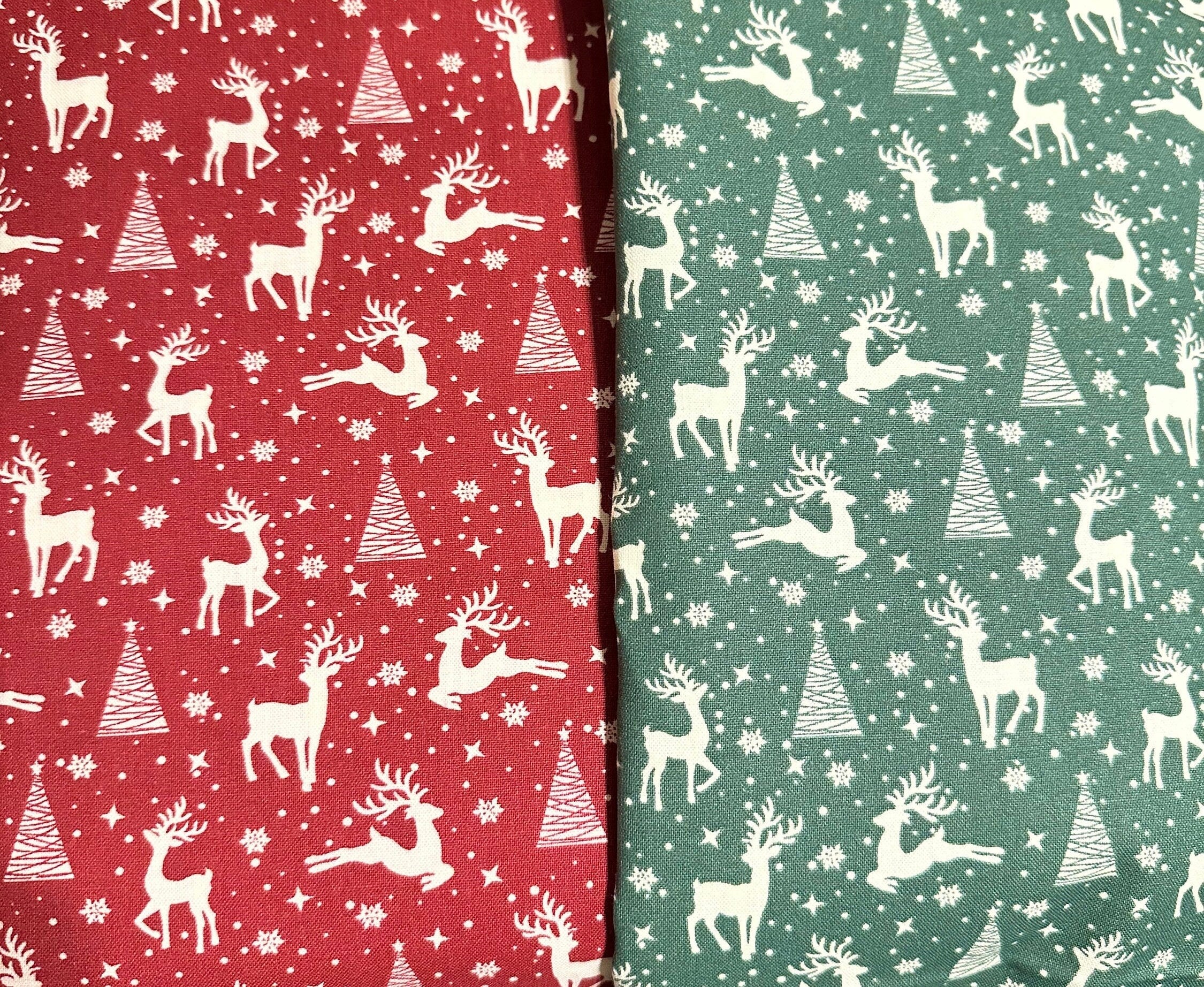 Reindeer Christmas Dog Bandana: Handmade Holiday Pet Scarf