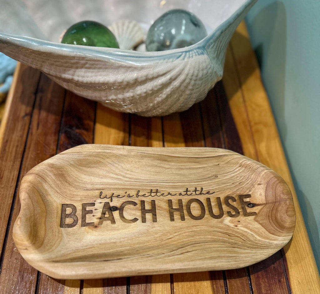 Driftwood Serving Tray: Rustic Coastal Charcuterie Board, Beach House Decor