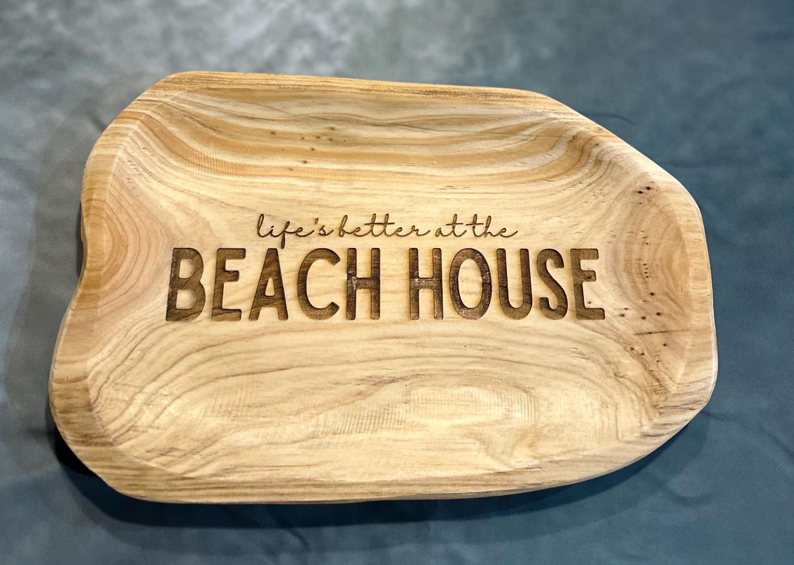 Driftwood Serving Tray: Rustic Coastal Charcuterie Board, Beach House Decor